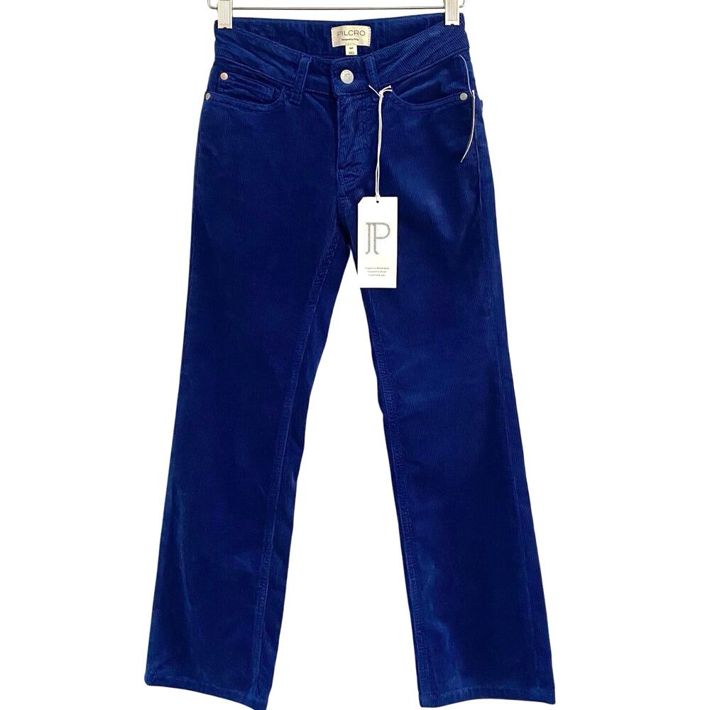 Anthropologie Pilcro Yaya Corduroy Crop Flare Jeans Women’s Size 23 Petite Boho
